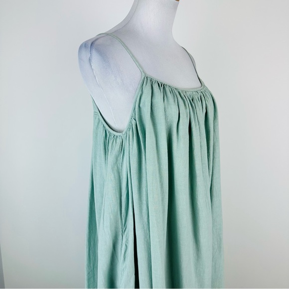 Esby Vivienne Dress Seafoam Hemp and Organic Cotton Maxi Dress Size Small - Picture 5 of 12